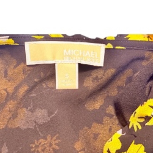 🌼 Michael Kors Floral Ruffle Midi Dress – Size Small - Picture 7 of 7